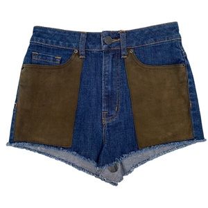 BDG Urban Outfitters High Rise Cheeky Shorts Size 25